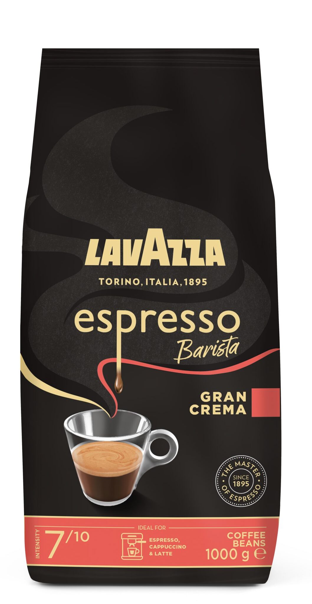 Lavazza Espresso Barista Gran Crema kavos pupelės, 1kg