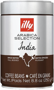 illy arabica selection India pupelės, 250g