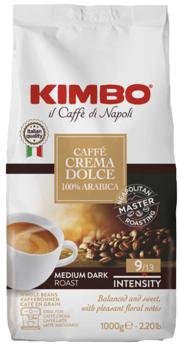 Kimbo Caffe Crema Dolce 100% arabica, 1kg