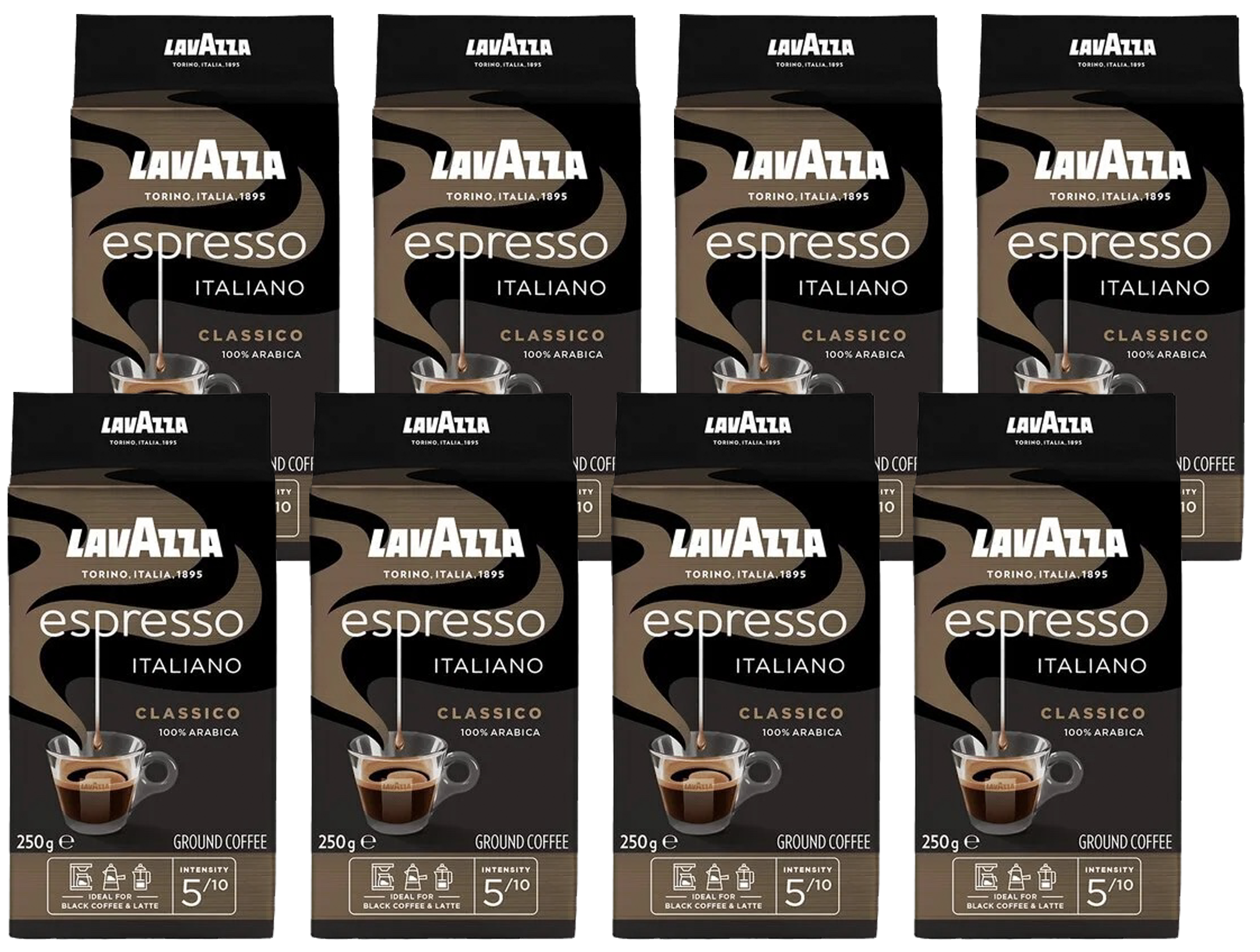 Lavazza Espresso italiano Black, 250g (8vnt)