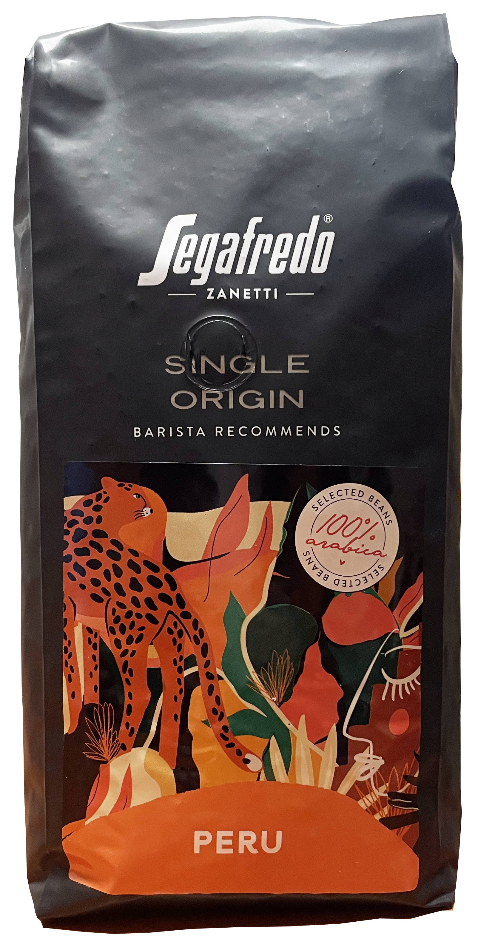 Segafredo Single Origin Peru 100% Arabica kavos pupelės, 1kg
