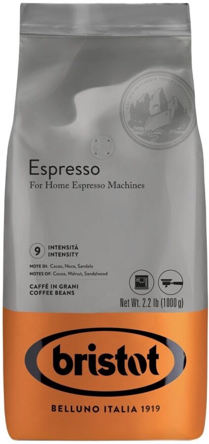 Bristot Espresso kavos pupelės , 1kg