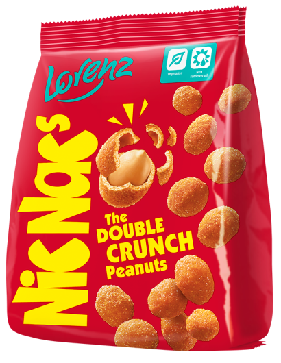 Lorenz NicNac riešutai pikantiškame tešlos apvalkale, 600 g