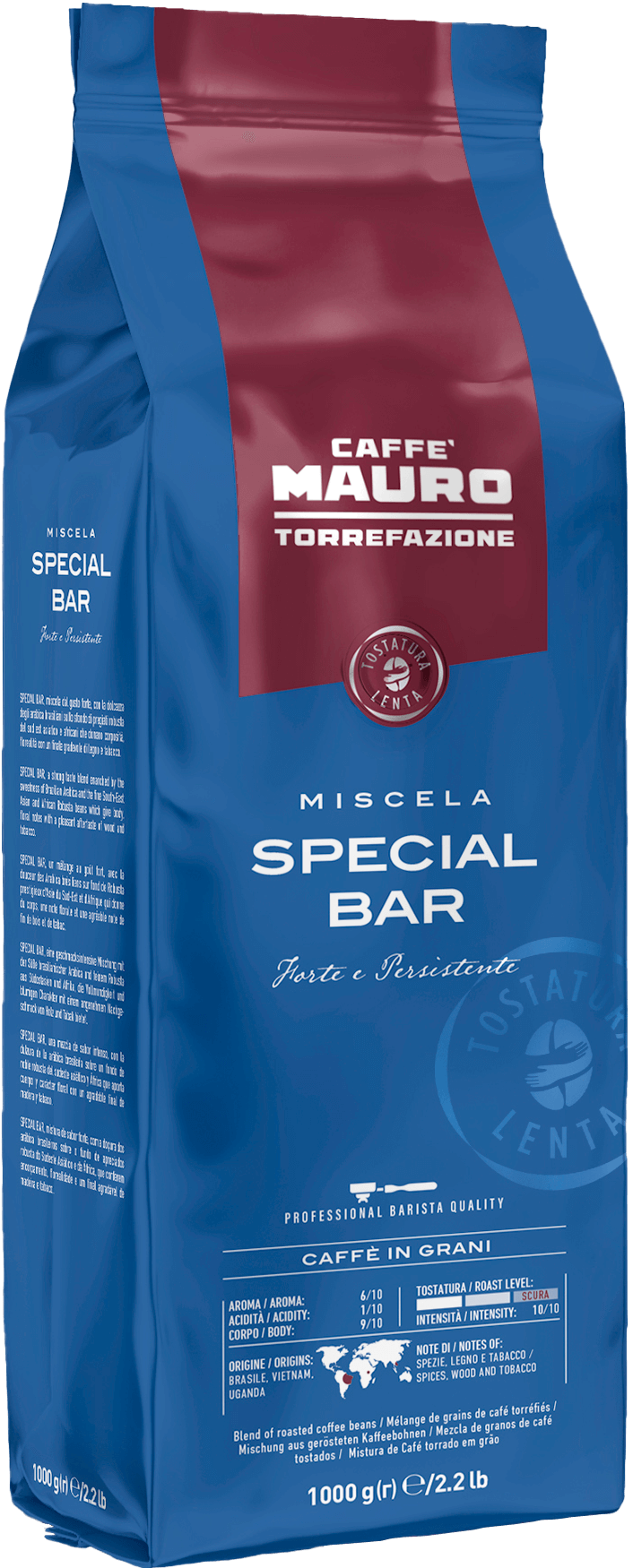 Caffe Mauro Special Bar kavos pupelės, 1kg