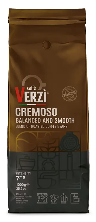 Verzi Caffe Cremoso kavos pupelės, 1kg
