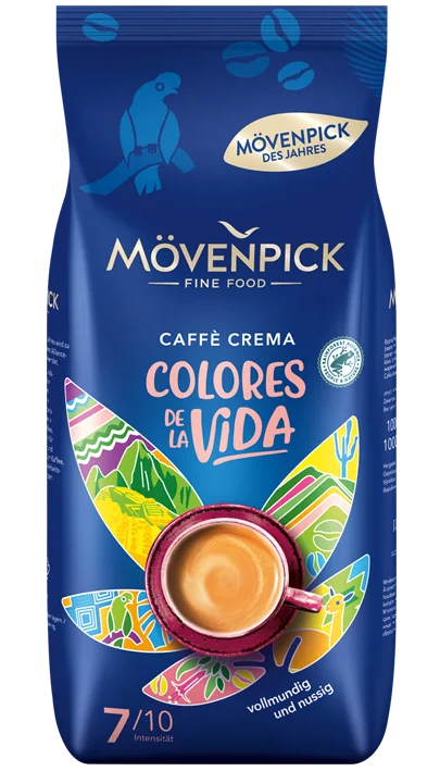 Movenpick Colores de la Vida kavos pupelės, 1kg