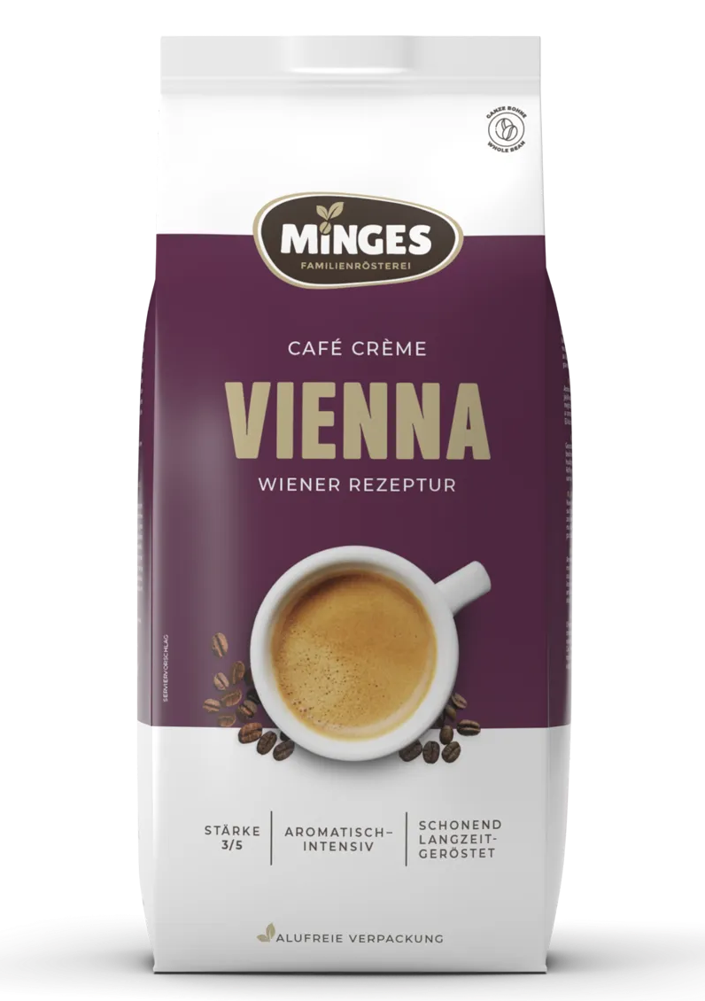 Minges Creme Vienna kavos pupelės, 1kg