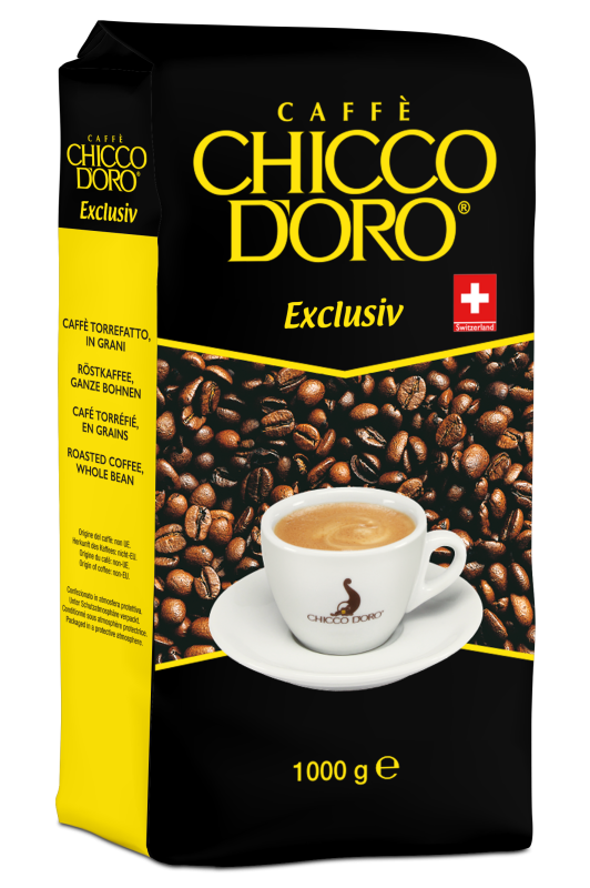 Chicco D'Oro Exclusiv kavos pupelės, 1kg
